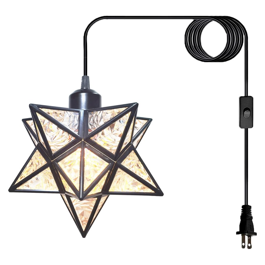 JLOWCO Moravian Star Pendant — Black Matte